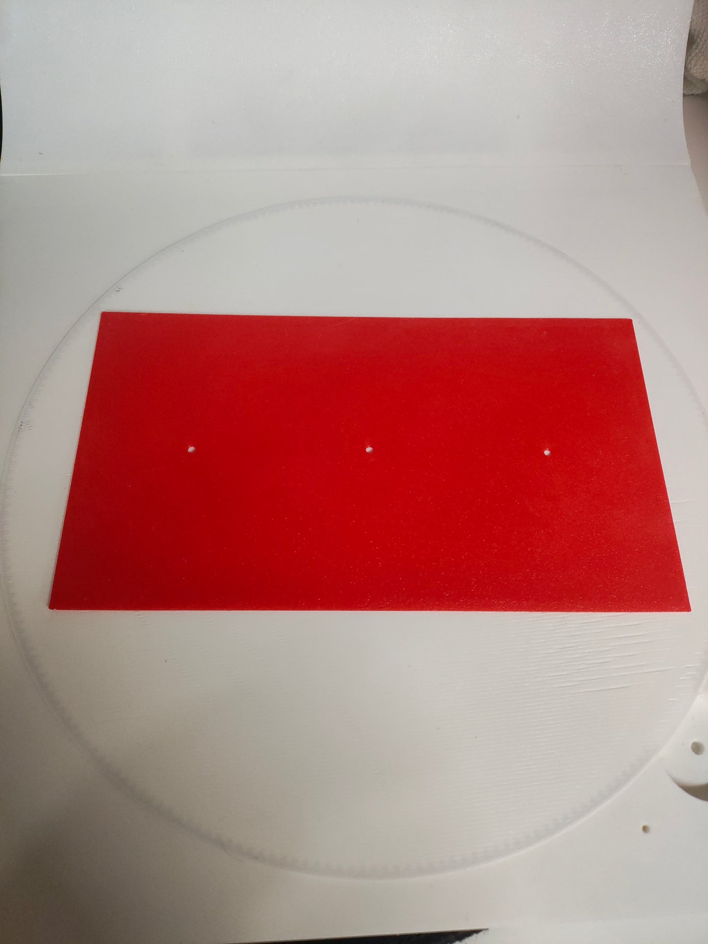 Red rubber Matt Race Tray Insert (Matt only)