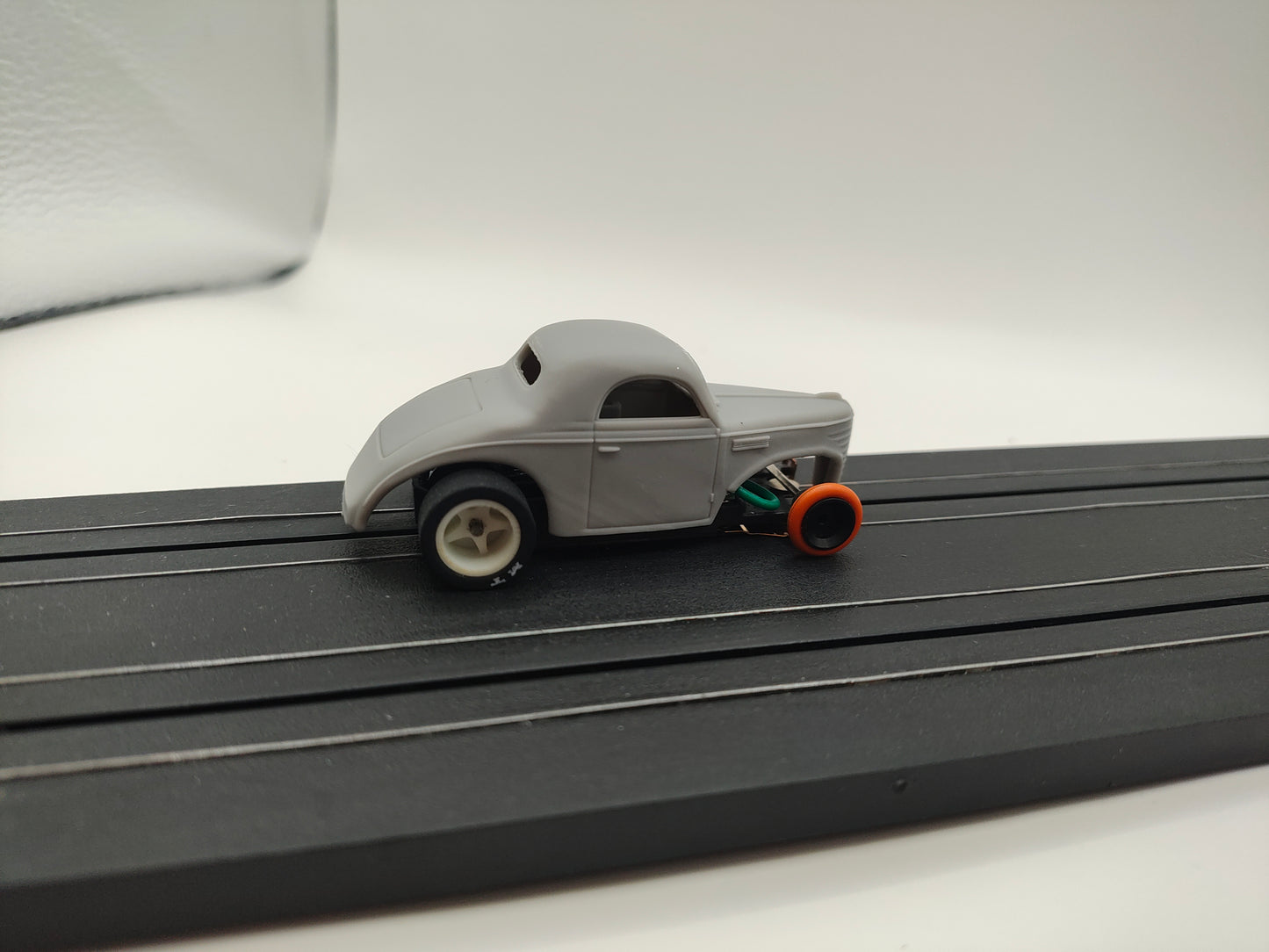 1939 Plymouth fenderless dirt car body (fits MGP 1.7)(body only)