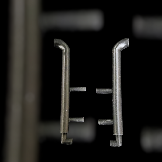 AFX PETERBILT TURN OUT EXHAUST STACKS(Black)
