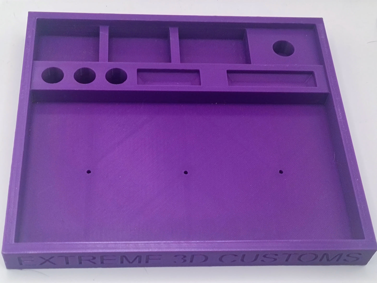 Ho Scale Slot Car Race tray (Purple with mat)