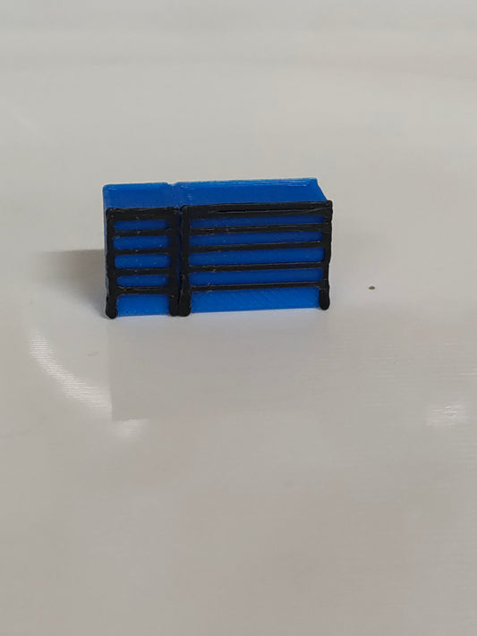 Blue and Black tool box HO scale Slotcar Diecast Diroma accessory