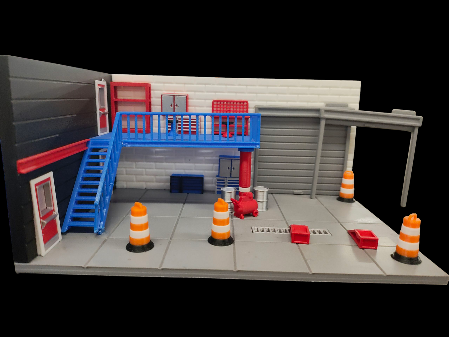 Ho scale Slotcar/Diecast Garage Diorama