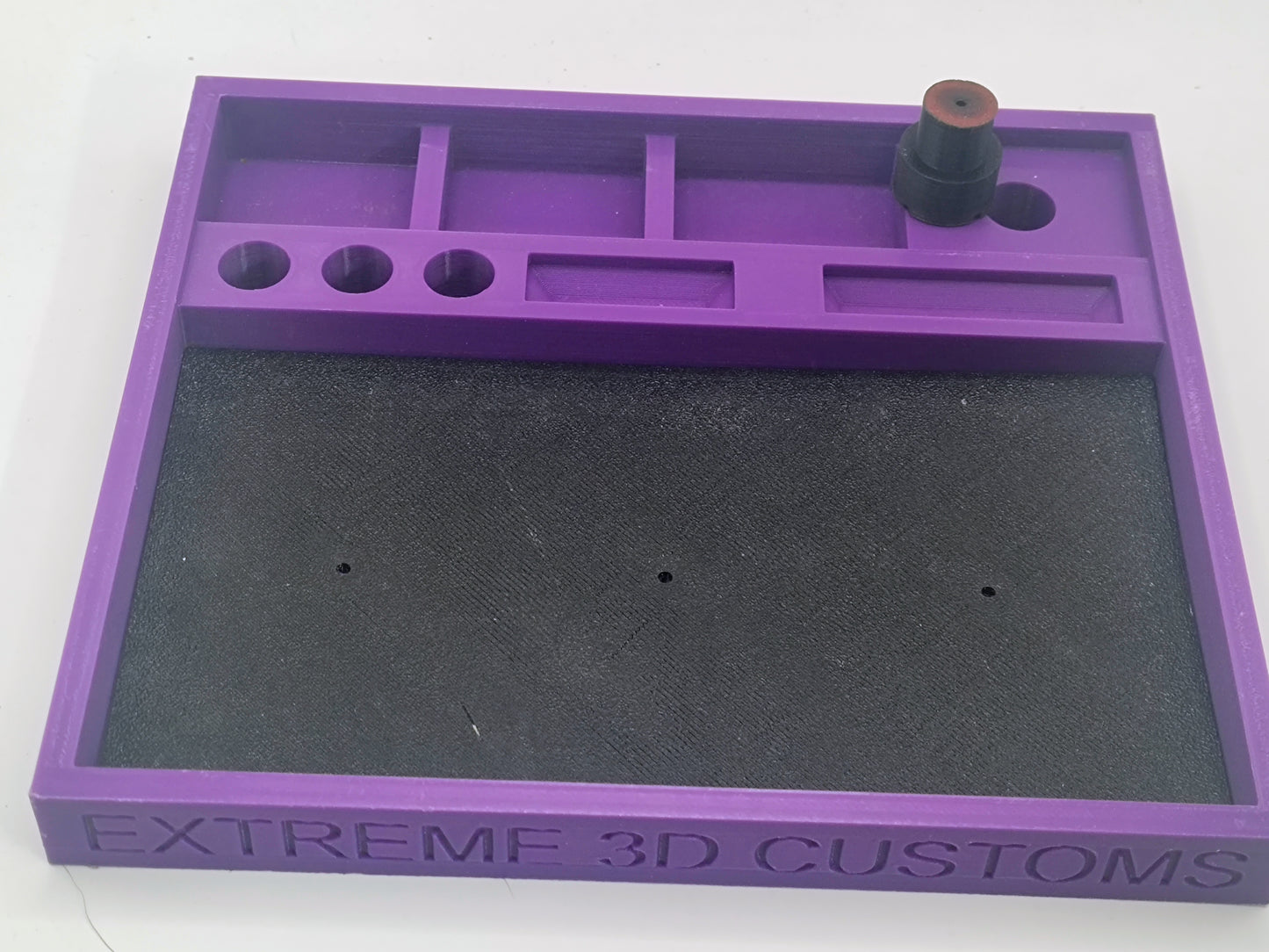 Ho Scale Slot Car Race tray (Purple with mat)