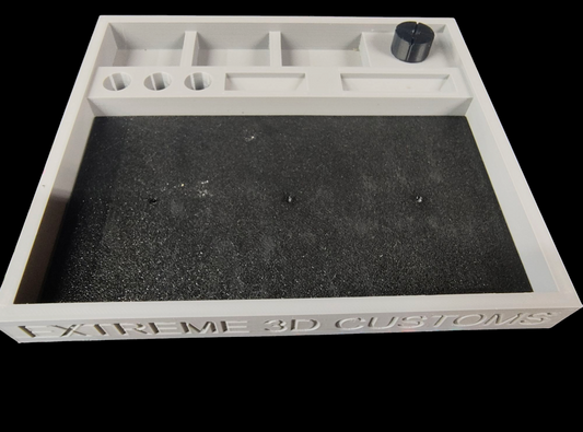 Gray Ho scale Slot car Race Tray