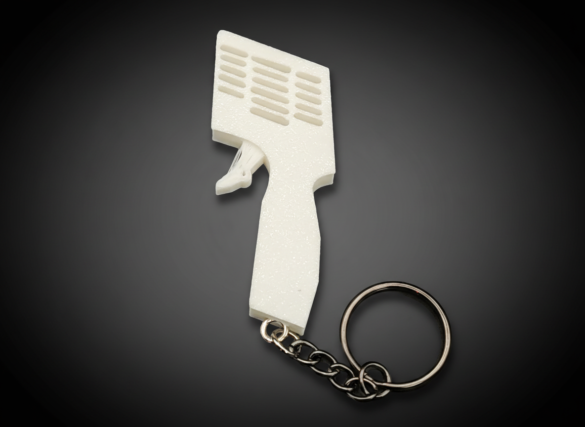 White controller keychain