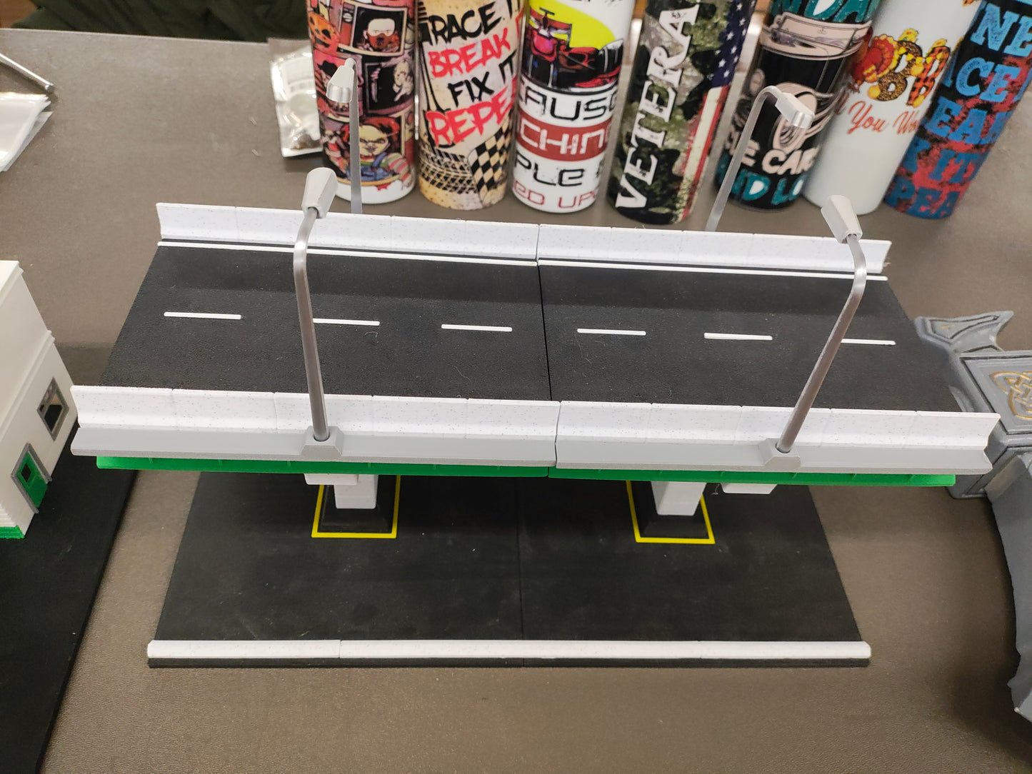 Highway underpass display