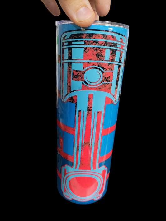 Build It Tune It Race It Break It Fix It Repeat 20 Oz Tumbler With Straw & Lid