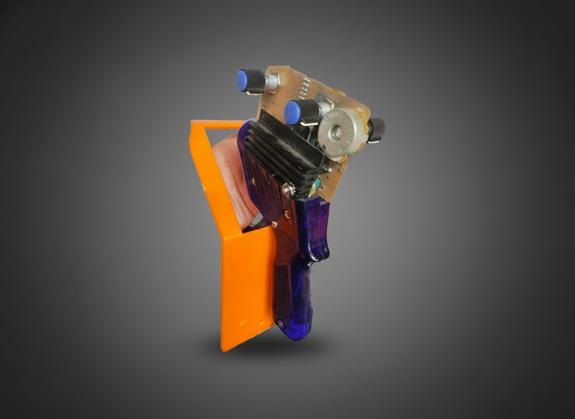 Flat Orange Controller Holder