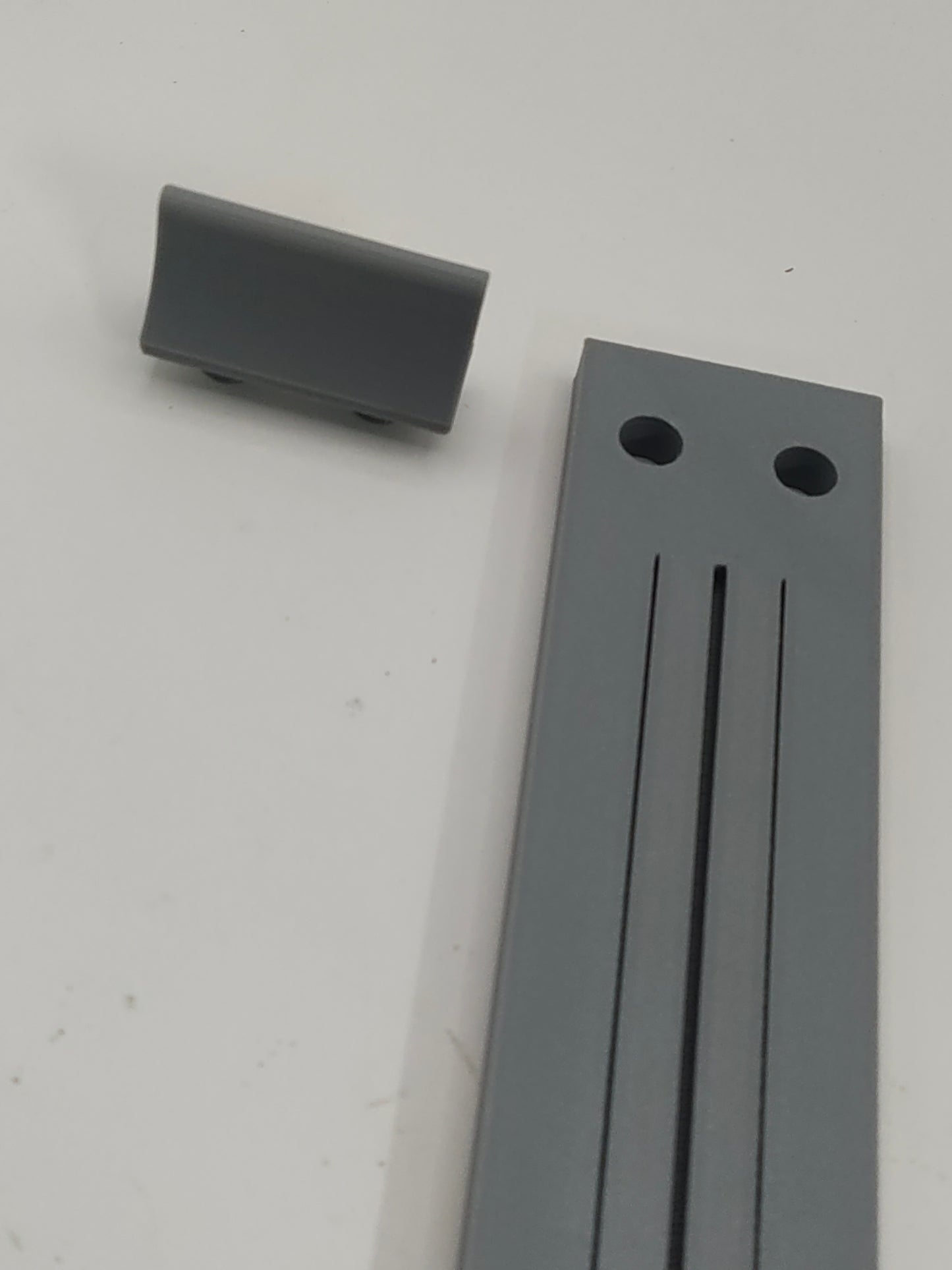 6in dead end HO Scale Tyco US-1Trucking reproduction track with Barrier (No Rails)