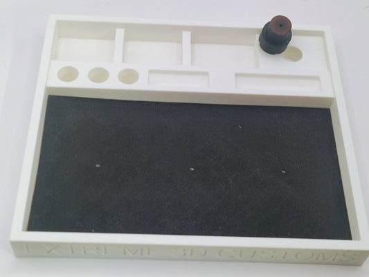 Ho Scale Slot Car Race Tray White