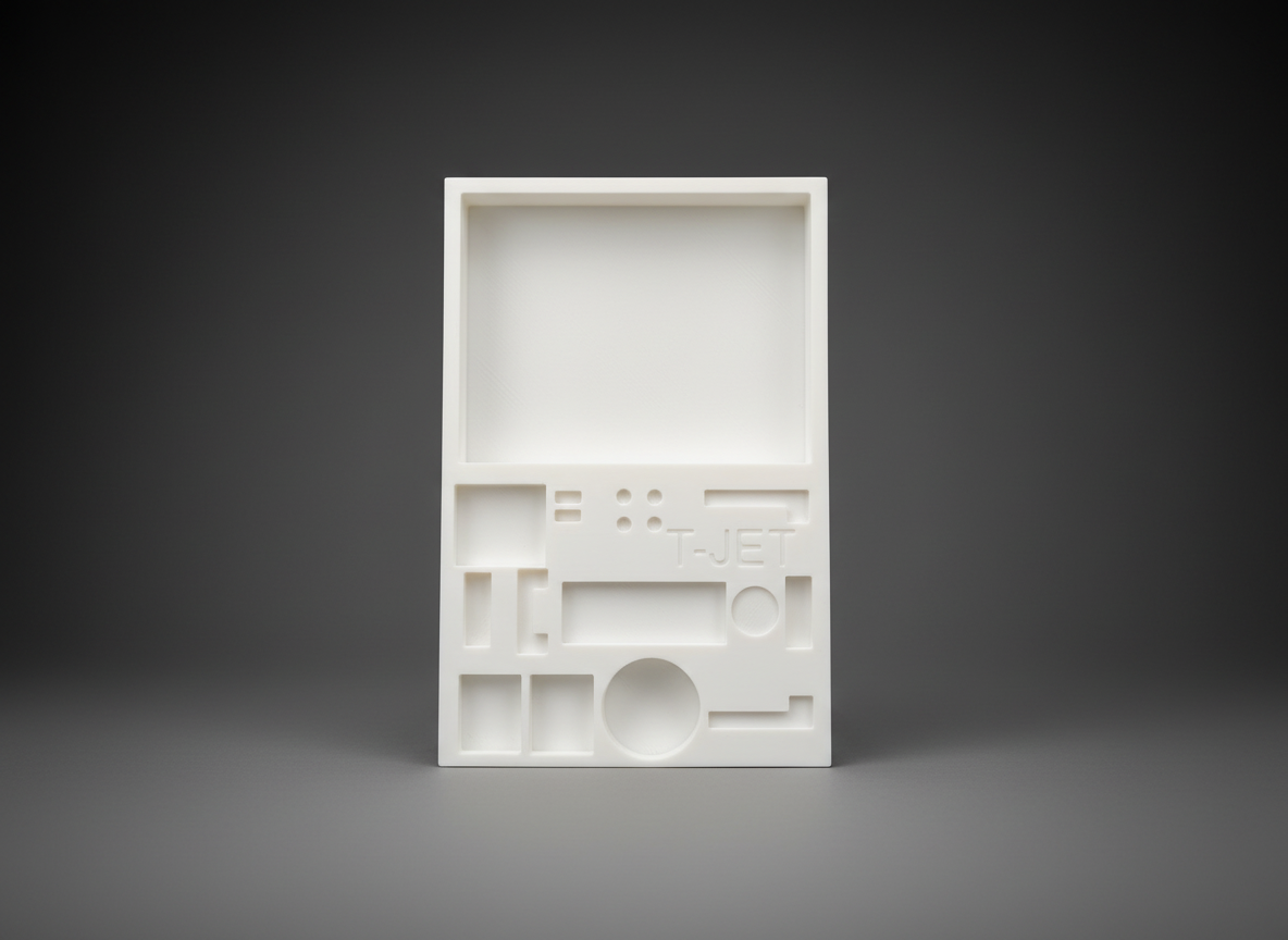 White T-Jet Tear Down Tray