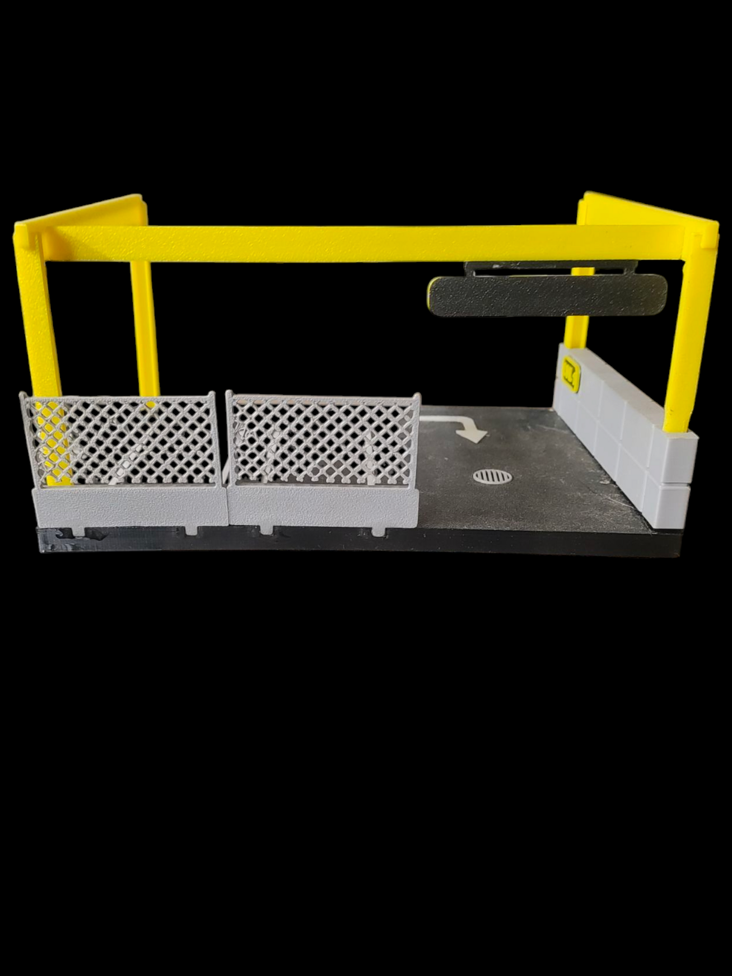 3D Printed Parking Garage level 1 diroma