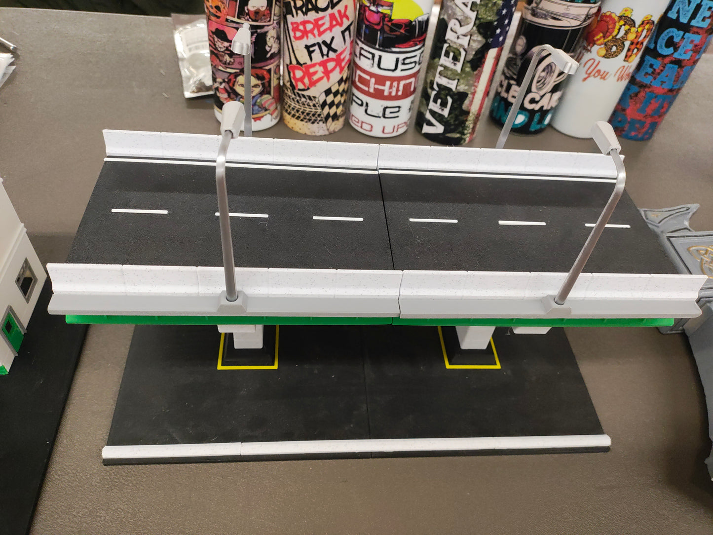 Highway underpass display