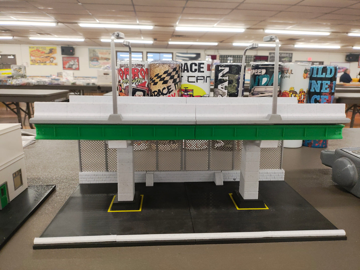 Highway underpass display