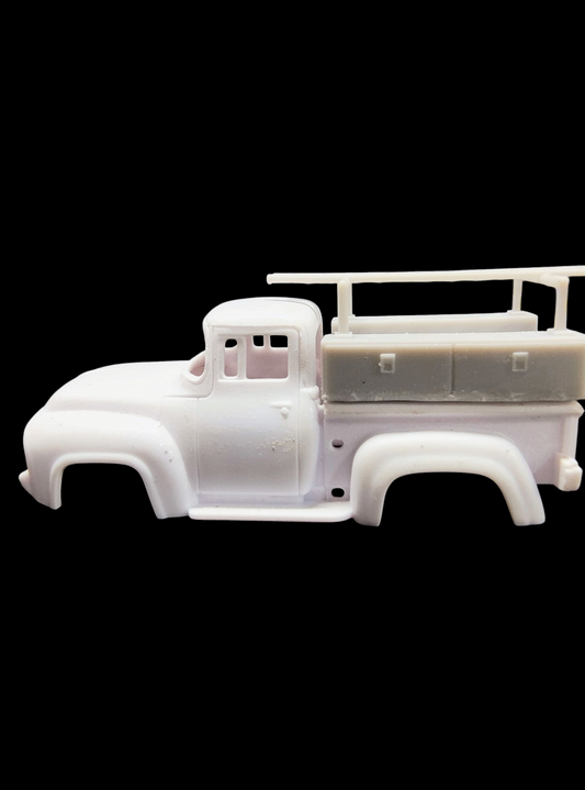 Custom Electrical Box W/ Ladder Rack Add On For A 56 Ford Autoworld Slotcar Body.