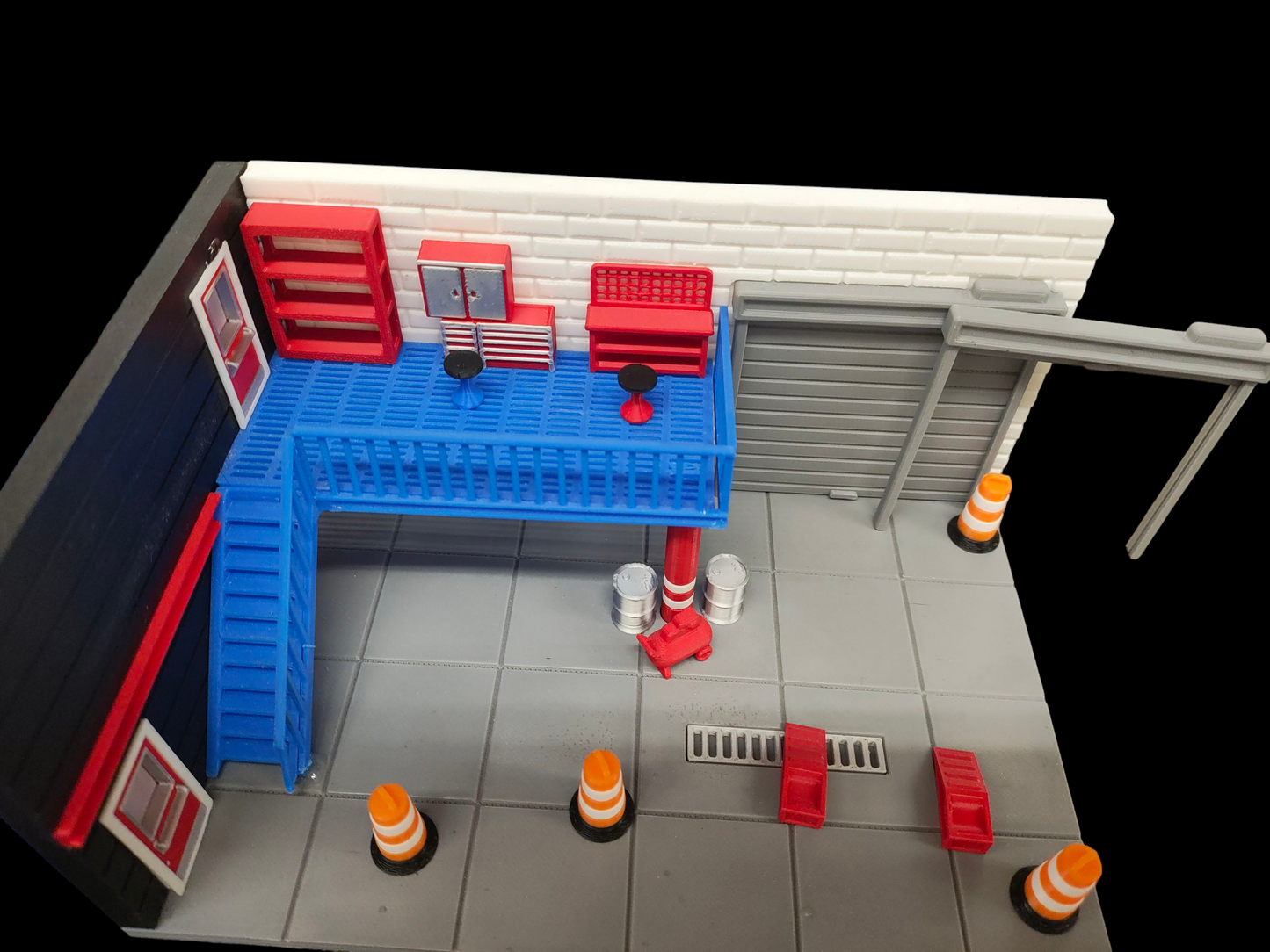 HO Scale Slotcar/ Diecast Diroma accessory-tool chest